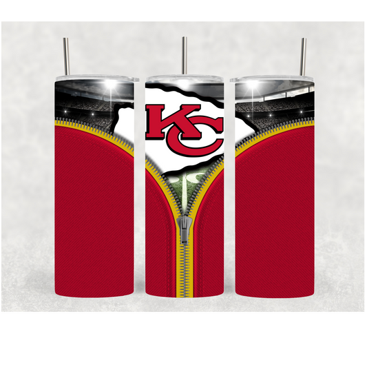 20oz Chiefs Zipper