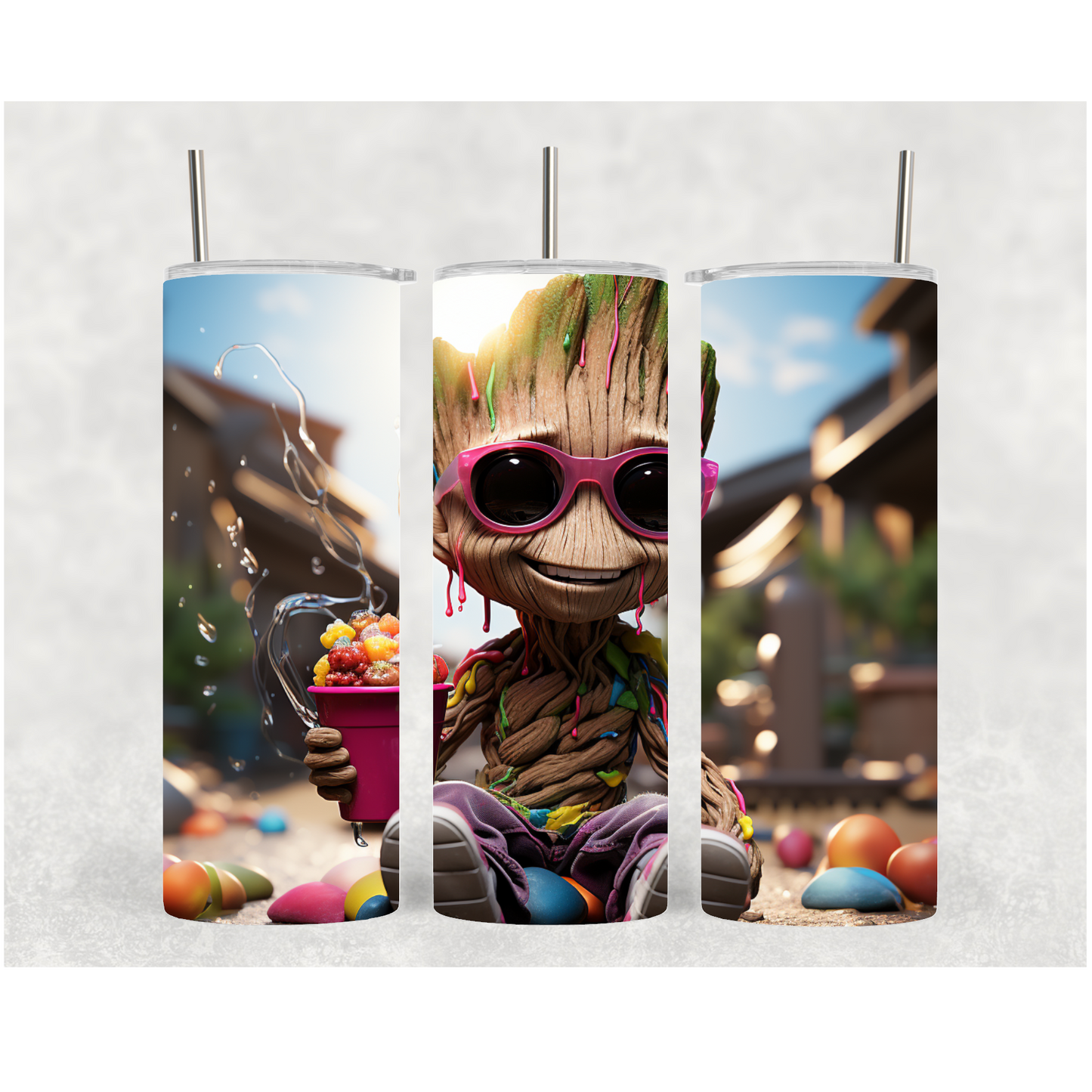 20oz Chillin Groot
