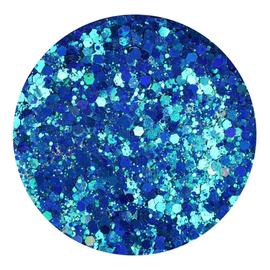 Master Maker Crafts -  Chunky Glitter Chameleon - Caribbean Breeze (2 oz Bag)