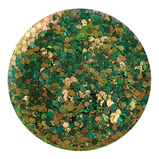 Master Maker Crafts -  Chunky Glitter Chameleon - Irish Glimmer (2 oz Bag)