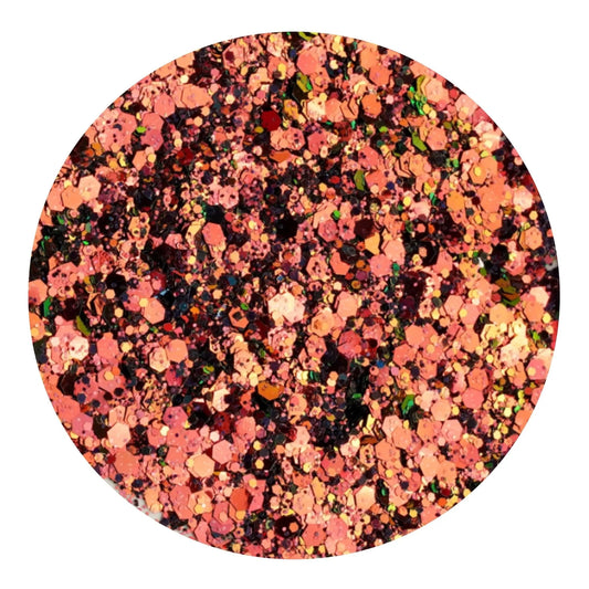 Master Maker Crafts -  Chunky Glitter Chameleon - Tropical Melon (2 oz Bag)