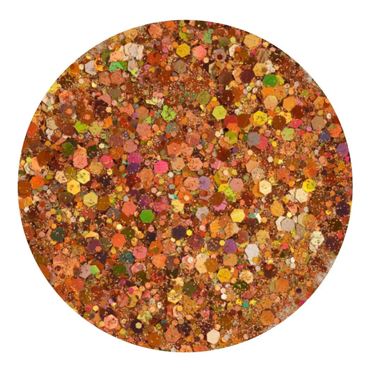 Master Maker Crafts -  Chunky Glitter Holographic - Bronze Aura (2 oz Bag)