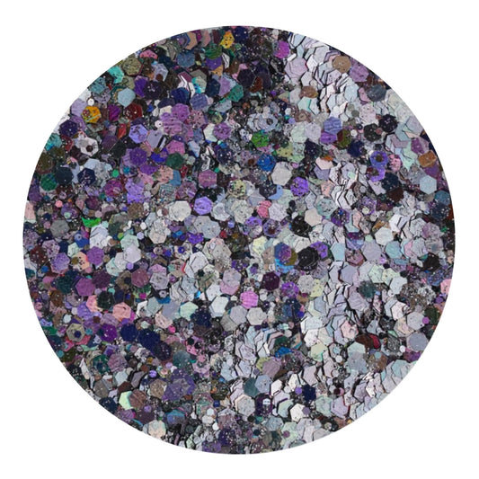 Master Maker Crafts -  Chunky Glitter Holographic - Cracked Pepper (2 oz Bag)