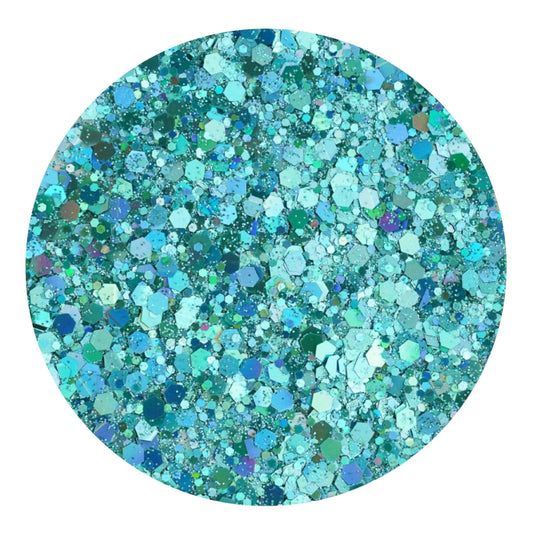 Master Maker Crafts -  Chunky Glitter Holographic - Frosted Mint (2 oz Bag)