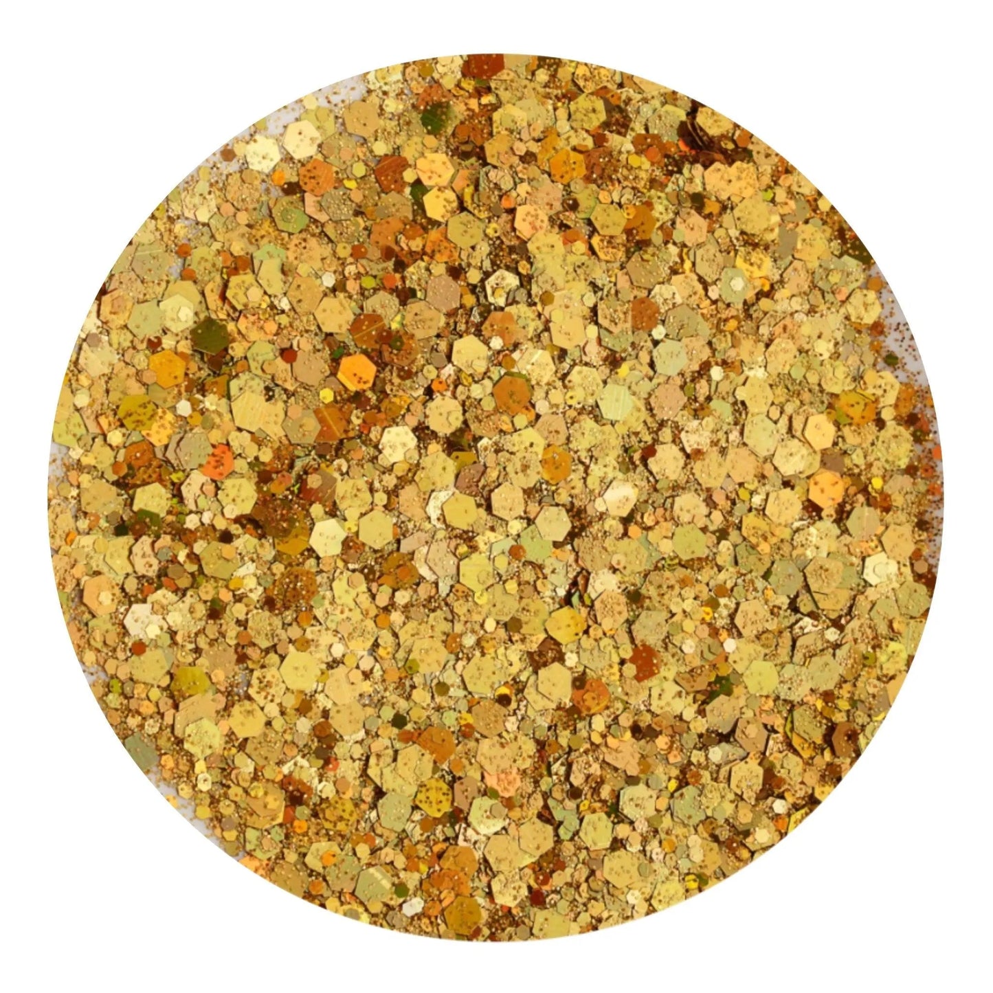 Master Maker Crafts -  Chunky Glitter Holographic - Golden Goose (2 oz Bag)