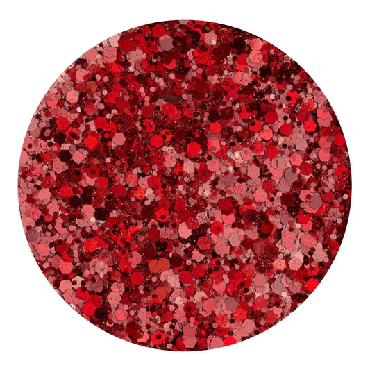 Master Maker Crafts -  Chunky Glitter Holographic - Wineberry (2 oz Bag)