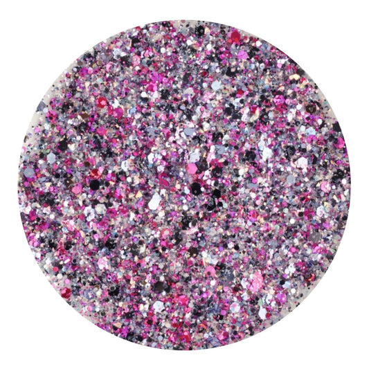 Master Maker Crafts -  Chunky Glitter Rainbow Iridescent - Amethyst Shiver Fusion (2 oz Bag)