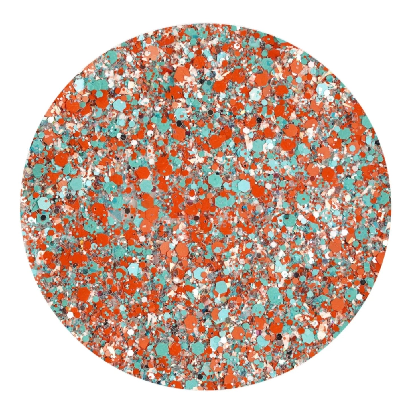 Master Maker Crafts -  Chunky Glitter Rainbow Iridescent  - Aquaterra Fusion (2 oz Bag)