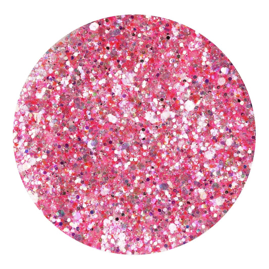 Master Maker Crafts -  Chunky Glitter Rainbow Iridescent - Berrylicious (2 oz Bag)