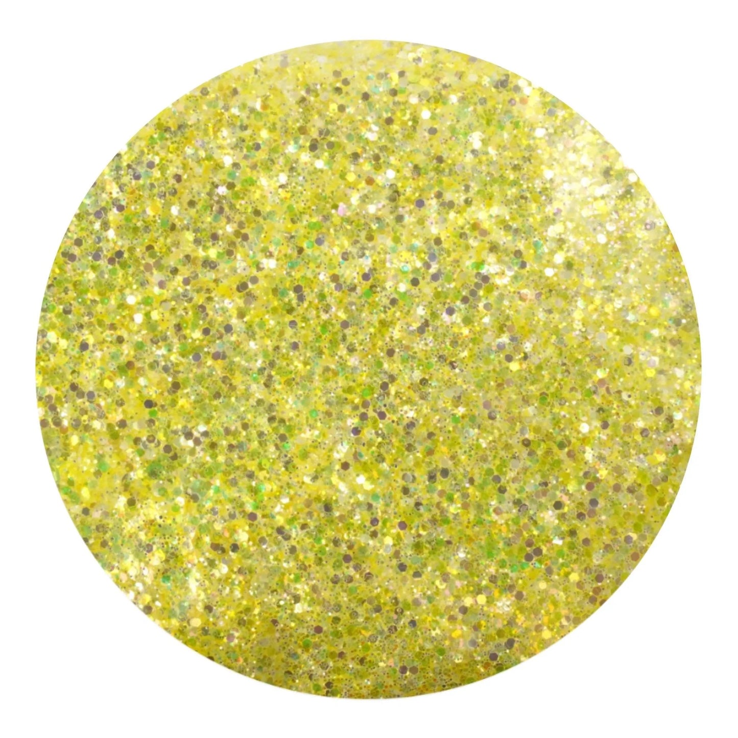 Master Maker Crafts -  Chunky Glitter Rainbow Iridescent - Luminous Lime (2 oz Bag)