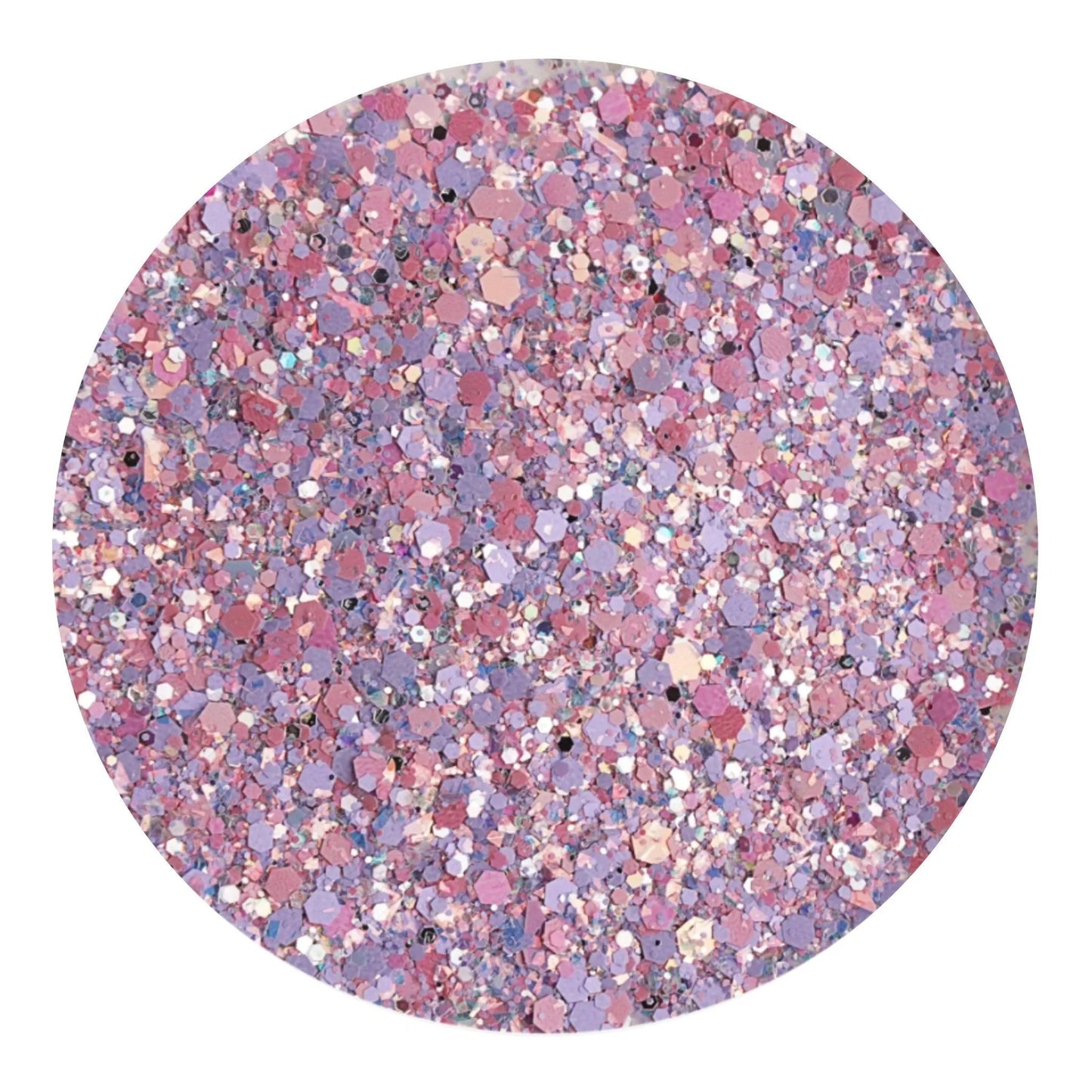 Master Maker Crafts -  Chunky Glitter Rainbow Iridescent - Raspberry Fusion (2 oz Bag)