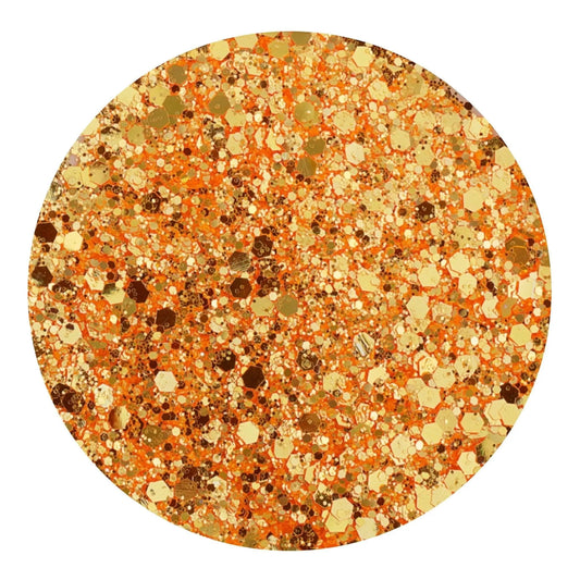Master Maker Crafts -  Chunky Glitter Reflective Boho - Citrus Burst (2 oz Bag)