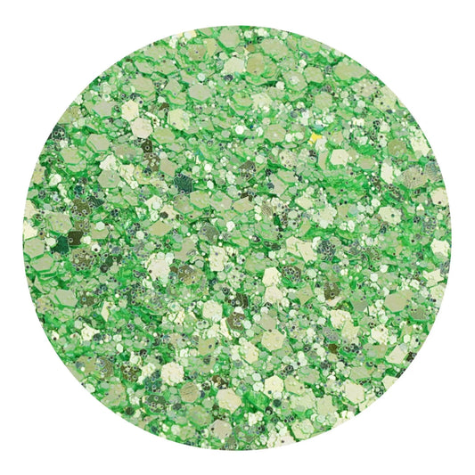 Master Maker Crafts -  Chunky Glitter Reflective Boho - Enchanted Mint (2 oz Bag)