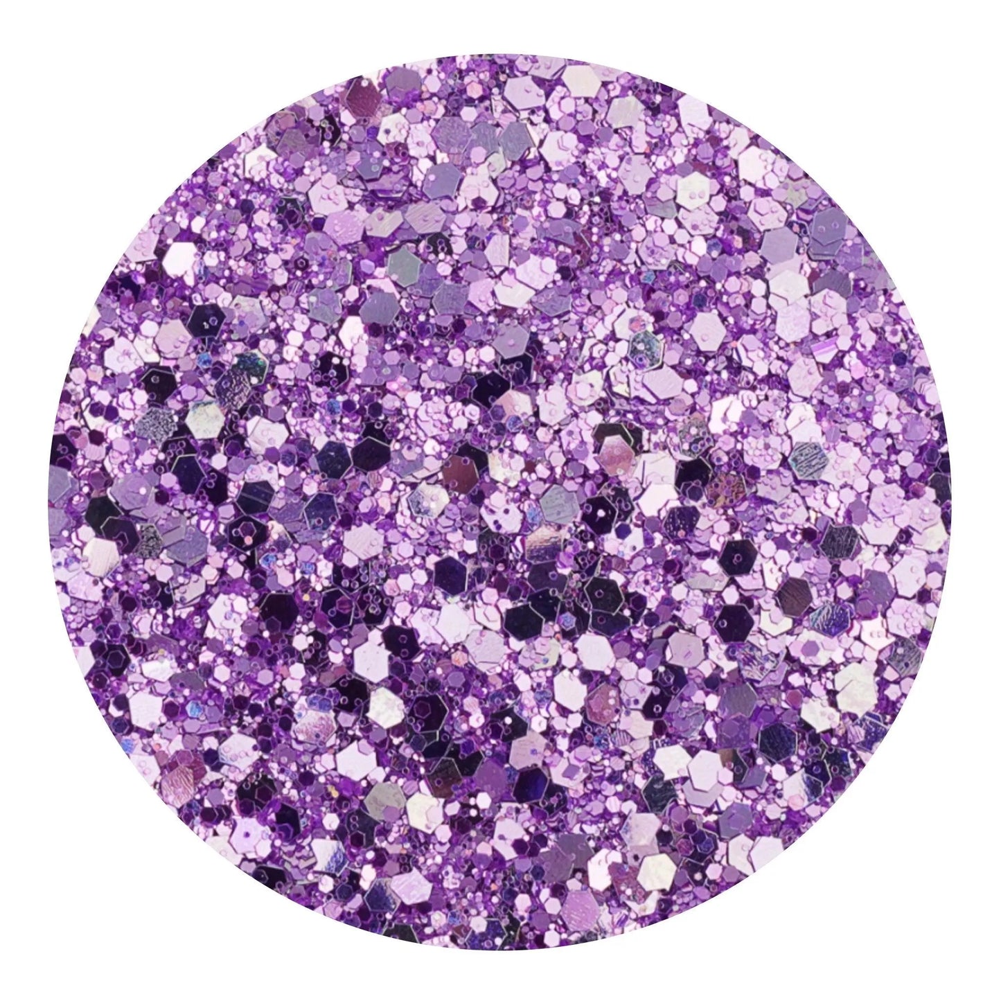 Master Maker Crafts -  Chunky Glitter Reflective Boho - Lavender Lust (2 oz Bag)