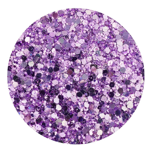 Master Maker Crafts -  Chunky Glitter Reflective Boho - Lavender Lust (2 oz Bag)