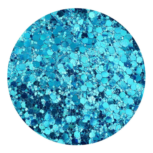 Master Maker Crafts -  Chunky Glitter Reflective Boho - Oasis (2 oz Bag)