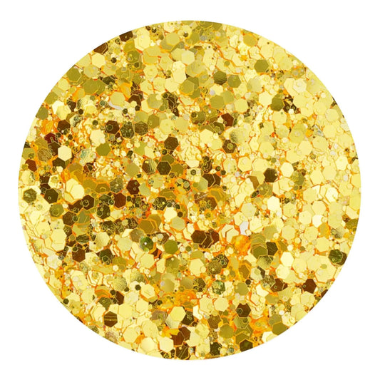 Master Maker Crafts -  Chunky Glitter Reflective Boho - Sunshine Sparkle (2 oz Bag)