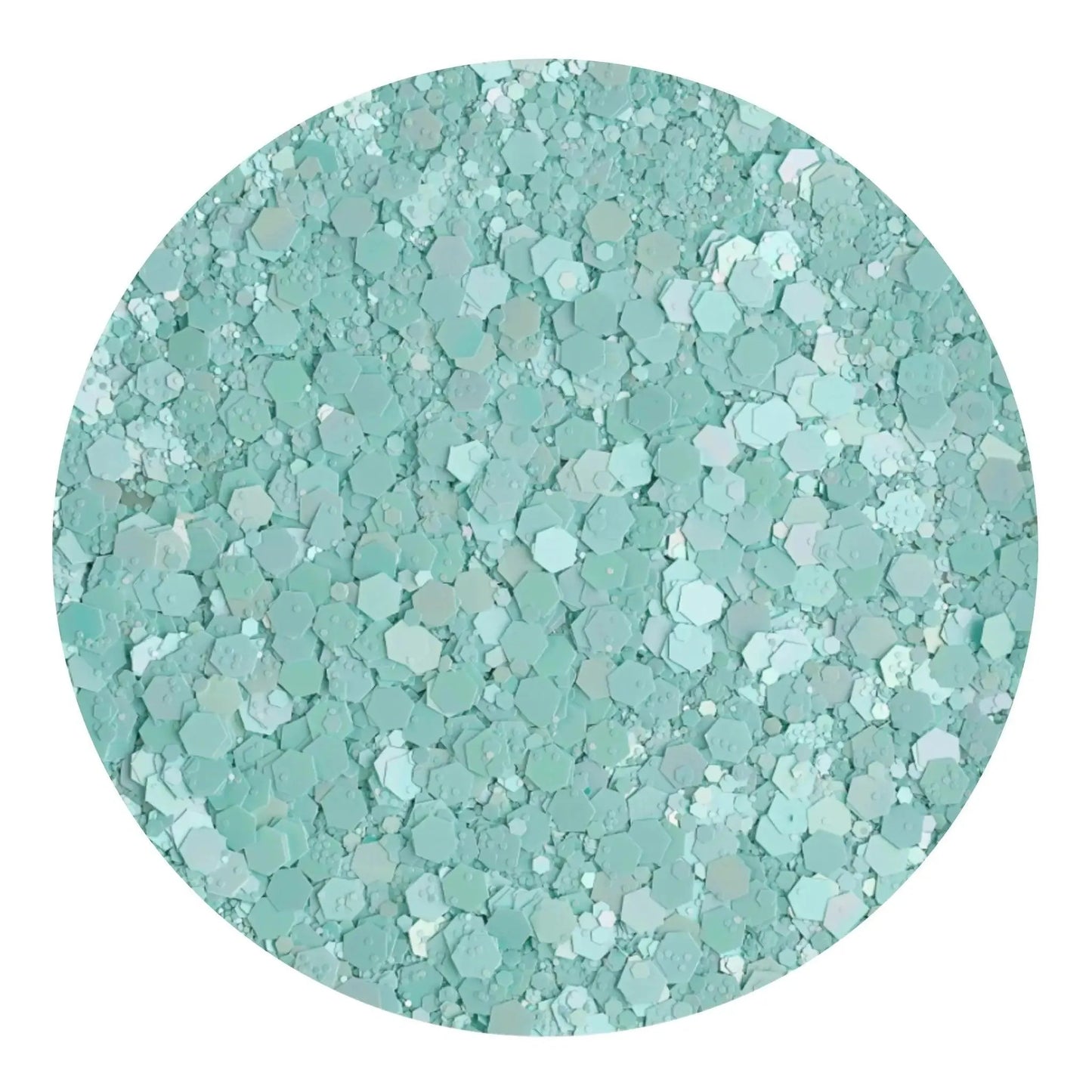 Master Maker Crafts -  Chunky Glitter Sweet Pastel - Azure Whisper (2 oz Bag)