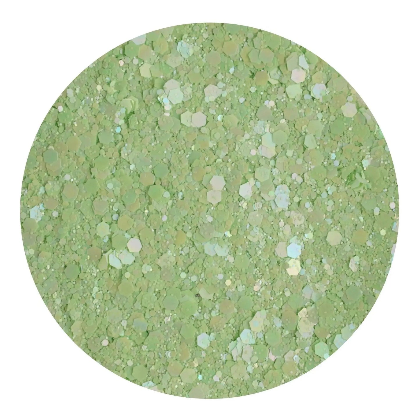 Master Maker Crafts -  Chunky Glitter Sweet Pastel - Minty Meadow (2 oz Bag)