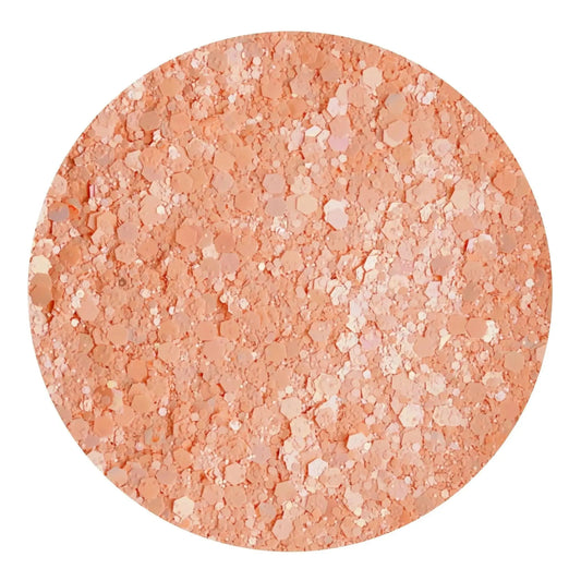 Chunky Glitter Sweet Pastel - Peachy Petals (2 oz Bag)