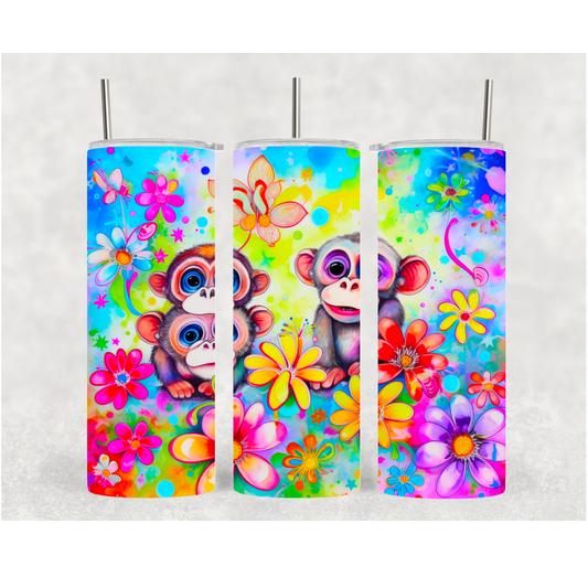 20oz Colorful Monkey