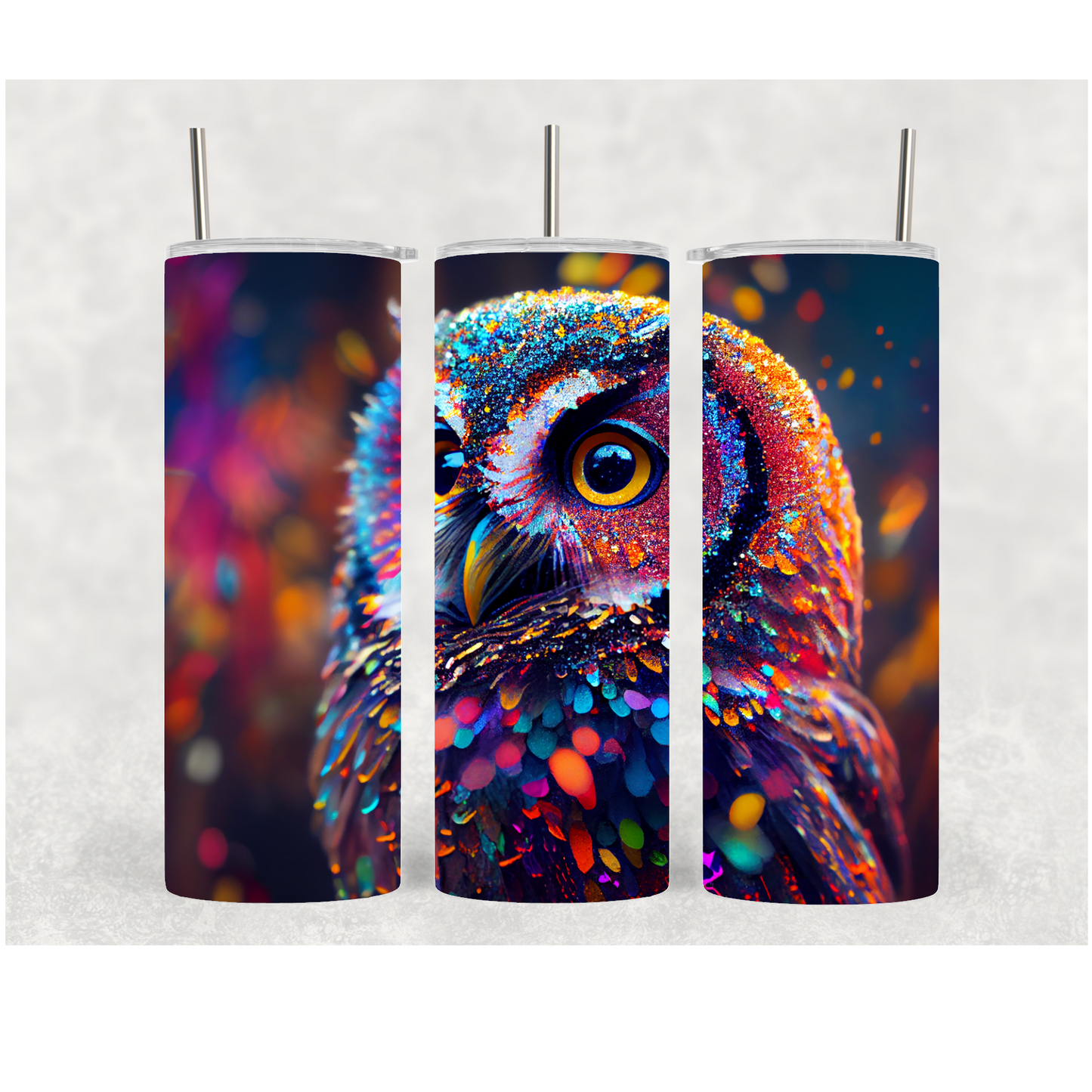 20oz Colorful Owl