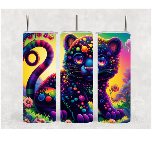 20oz Colorful Panther