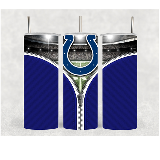 20oz Colts Zipper