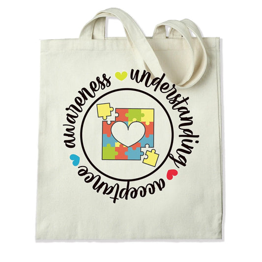 Master Maker Crafts -  DTF Heat Transfer Only - Autism Acceptance - 10" (Shirt/Tote NOT Included)