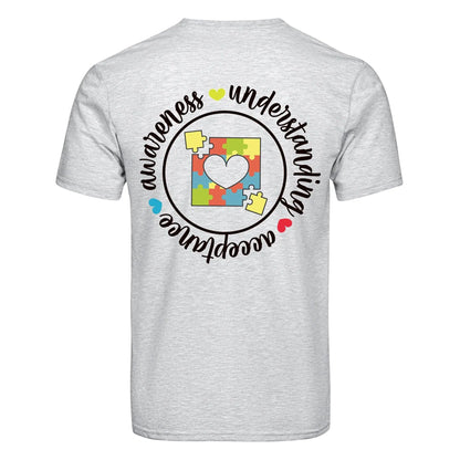 Master Maker Crafts -  DTF Heat Transfer Only - Autism Acceptance - 10" (Shirt/Tote NOT Included)
