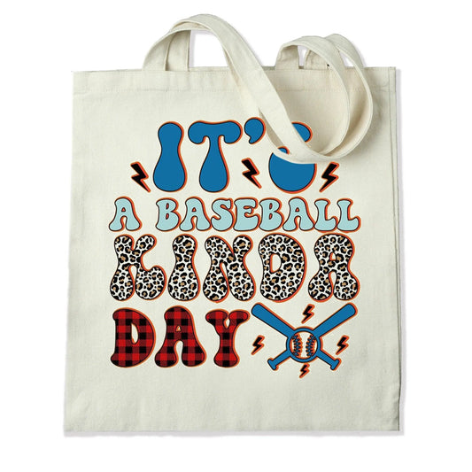 Master Maker Crafts -  DTF Heat Transfer Only - Baseball Kinda Day - 10" (Shirt/Tote NOT Included)