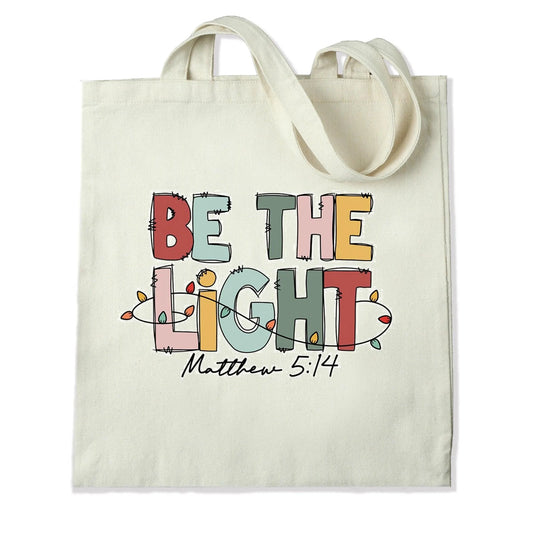 Master Maker Crafts -  DTF Heat Transfer Only - Be The Light 10" (Shirt/Tote NOT Included)