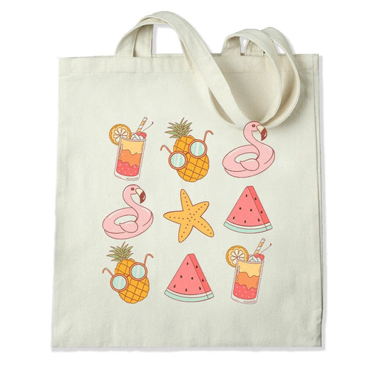 Master Maker Crafts -  DTF Heat Transfer Only - Beach Bar Icons 10" (Shirt/Tote NOT Included)