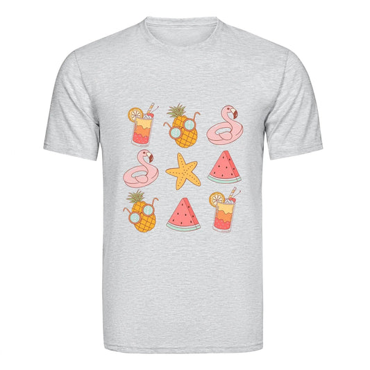 Master Maker Crafts -  DTF Heat Transfer Only - Beach Bar Icons 10" (Shirt/Tote NOT Included)