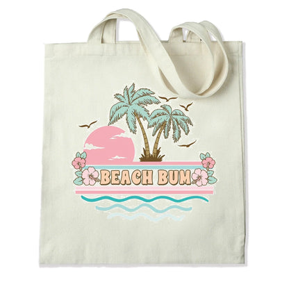 Master Maker Crafts -  DTF Heat Transfer Only - Beach Bum Palm Trees 10" (Shirt/Tote NOT Included)