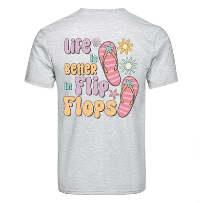 Master Maker Crafts -  DTF Heat Transfer Only - Better In Flip Flops 10" (Shirt/Tote NOT Included)