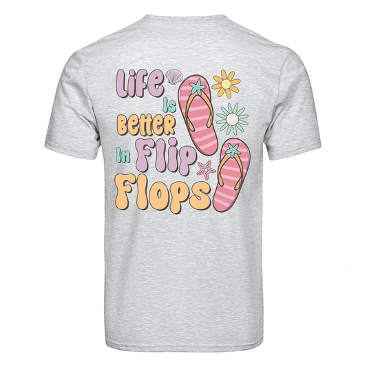 Master Maker Crafts -  DTF Heat Transfer Only - Better In Flip Flops 10" (Shirt/Tote NOT Included)