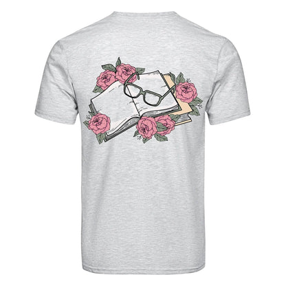 Master Maker Crafts -  DTF Heat Transfer Only - Books & Glasses - 10" (Shirt/Tote NOT Included)