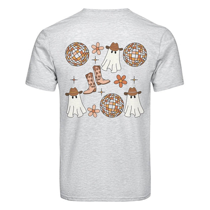 Master Maker Crafts -  DTF Heat Transfer Only - Boots & Ghosts 10" (Shirt/Tote NOT Included)