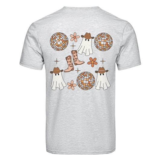 Master Maker Crafts -  DTF Heat Transfer Only - Boots & Ghosts 10" (Shirt/Tote NOT Included)