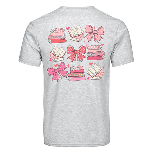 Master Maker Crafts -  DTF Heat Transfer Only - Bows & Books 10" (Shirt/Tote NOT Included)