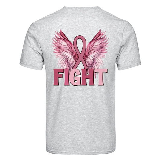 Master Maker Crafts -  DTF Heat Transfer Only - Breast Cancer Fight 10" (Shirt/Tote NOT Included)