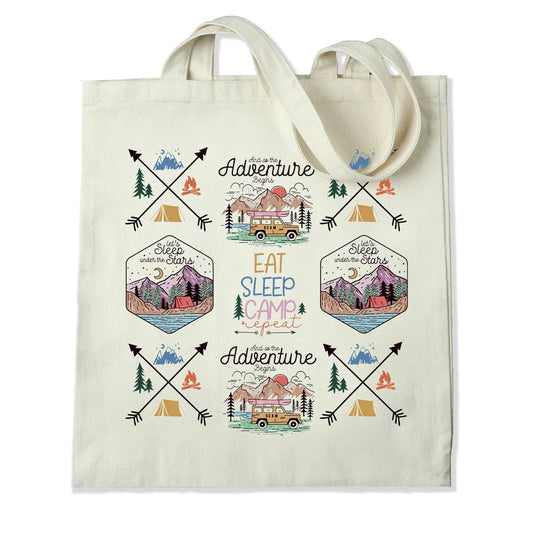 Master Maker Crafts -  DTF Heat Transfer Only - Camping Adventure 10" (Shirt/Tote NOT Included)