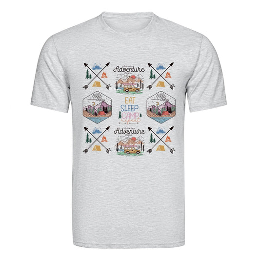 Master Maker Crafts -  DTF Heat Transfer Only - Camping Adventure 10" (Shirt/Tote NOT Included)