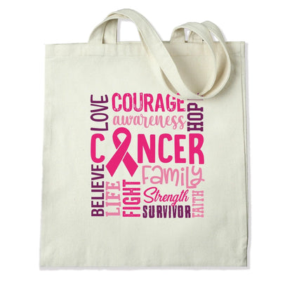 Master Maker Crafts -  DTF Heat Transfer Only - Cancer Courage 10" (Shirt/Tote NOT Included)