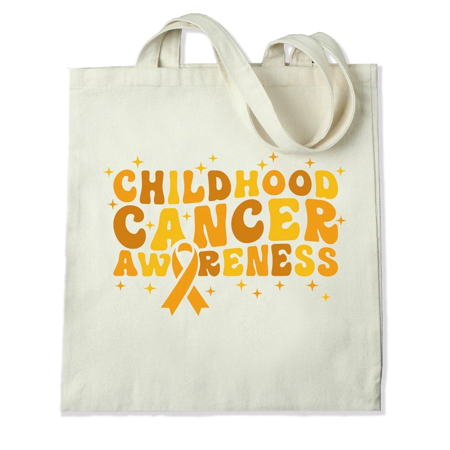 Master Maker Crafts -  DTF Heat Transfer Only - Child Cancer Awareness 10" (Shirt/Tote NOT Included)