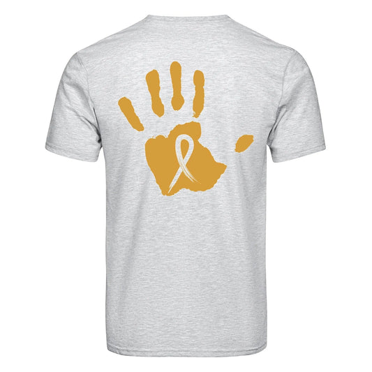 Master Maker Crafts -  DTF Heat Transfer Only - Childhood Cancer Hand 10" (Shirt/Tote NOT Included)