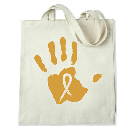 Master Maker Crafts -  DTF Heat Transfer Only - Childhood Cancer Hand 10" (Shirt/Tote NOT Included)