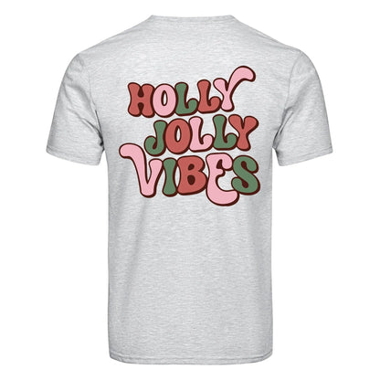 Master Maker Crafts -  DTF Heat Transfer Only - Holly Jolly Vibes 10" (Shirt/Tote NOT Included)