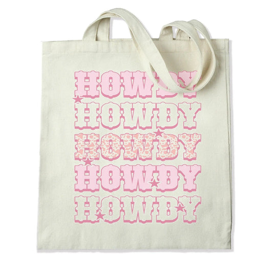 Master Maker Crafts -  DTF Heat Transfer Only - Howdy Howdy Howdy - 10" (Shirt/Tote NOT Included)